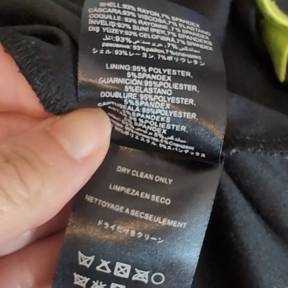 💠Bebe Addiction Colour Block Maxi Dress Women' Size Small Neon Green Sleeveless - Picture 13 of 15